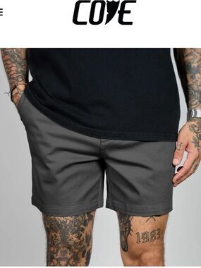 Cove Men’s Charcoal Athletic Shorts